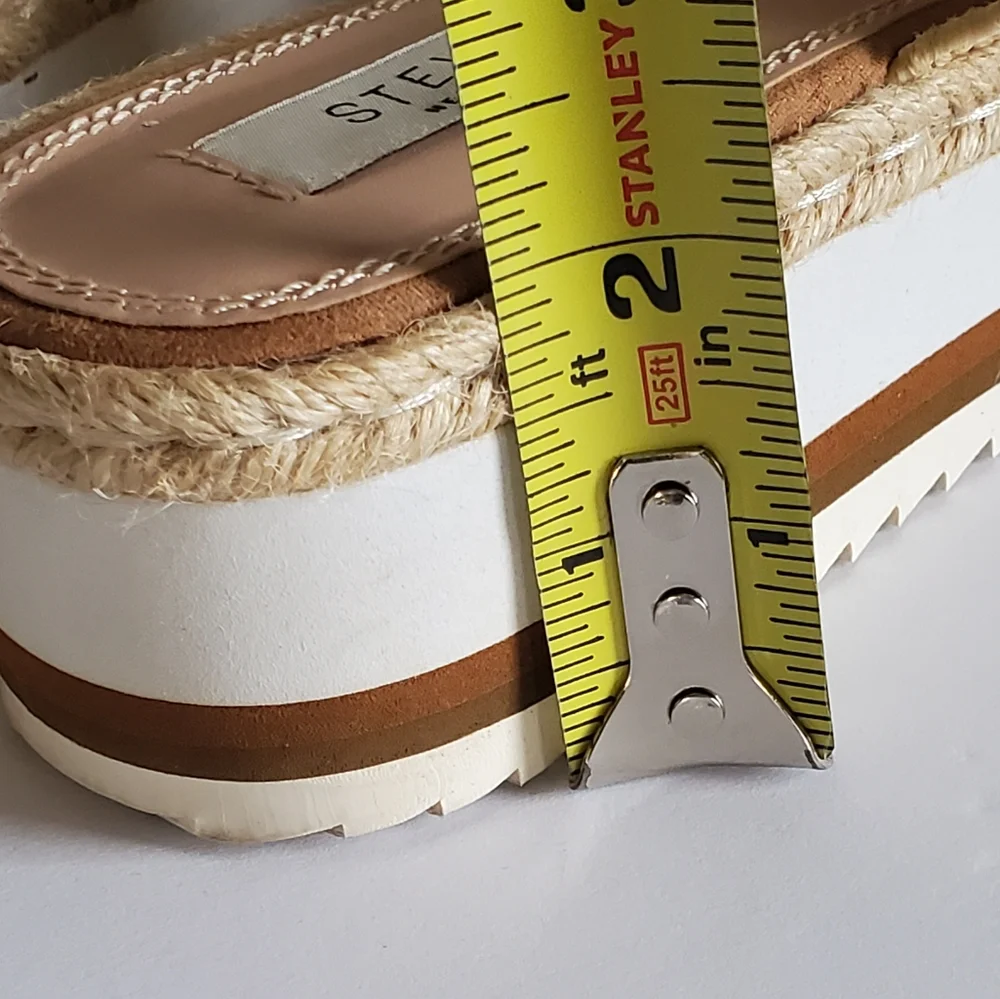 STEVEN New York LANCEY Jute Plataforma Sandals.‎